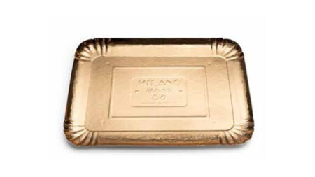 Vassoio Rettangolare Serie Milano Oro