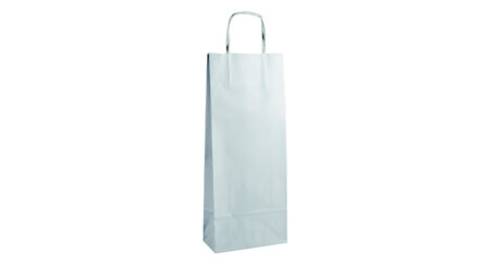 Shopper in carta portabottiglia manico in cordino