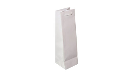 Shopper in carta usomano bianca 12x11,5x40,5