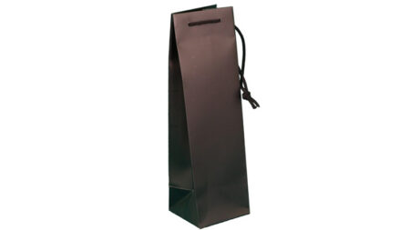 Shopper in carta patinata plastificata opaca 12x11,5x40,5
