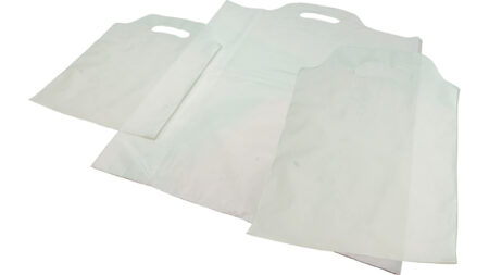 Shopper bean in hd bianco latte manico a fagiolo